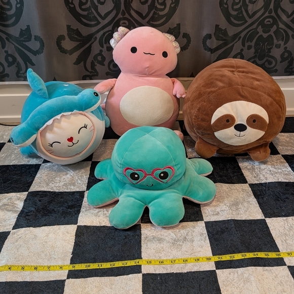 Plush Octopus Toy - Teal - Picture 1 of 2